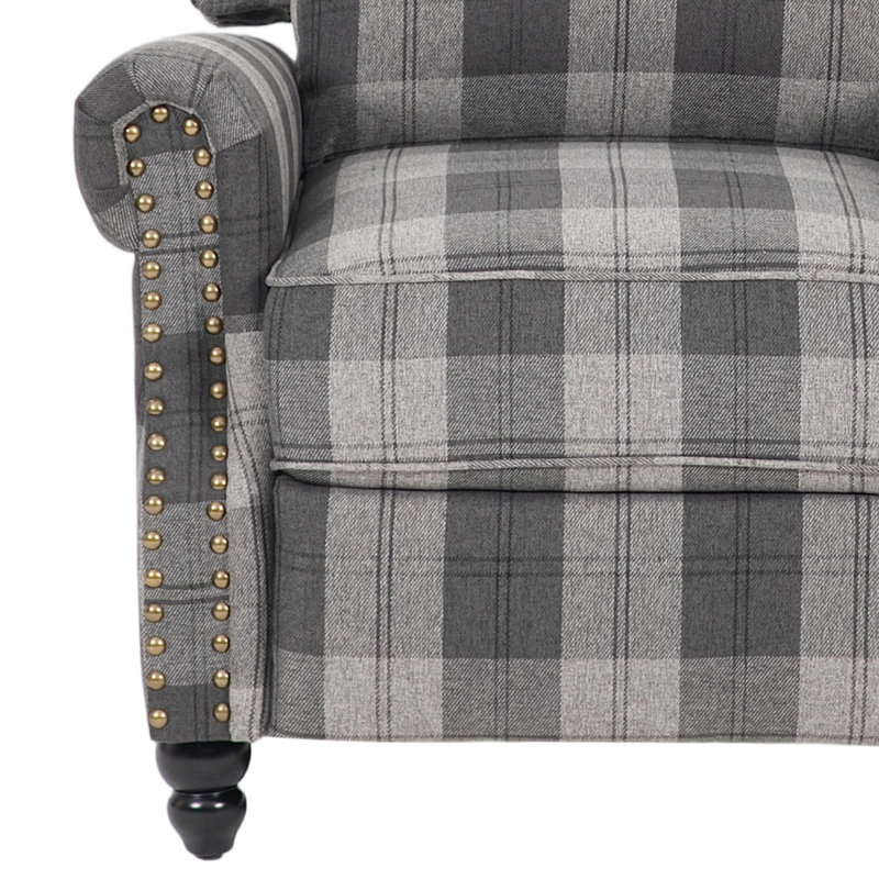 87.5cm Wide Glider Wing Chair Recliner