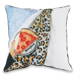 Leopard Rongrong Accent Pillow