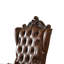 Chaise avec accoudoirs touffetée (ensemble de 2)