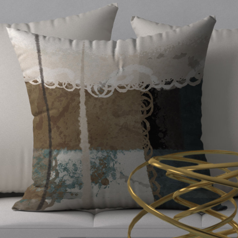 Housse de coussin carrée et insert, 20 po X 20 po