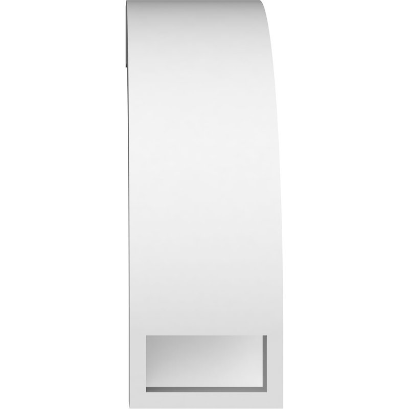 Attelle de genou standard en PVC de qualité architecturale, H 10 po x l 3 po x P 10 po