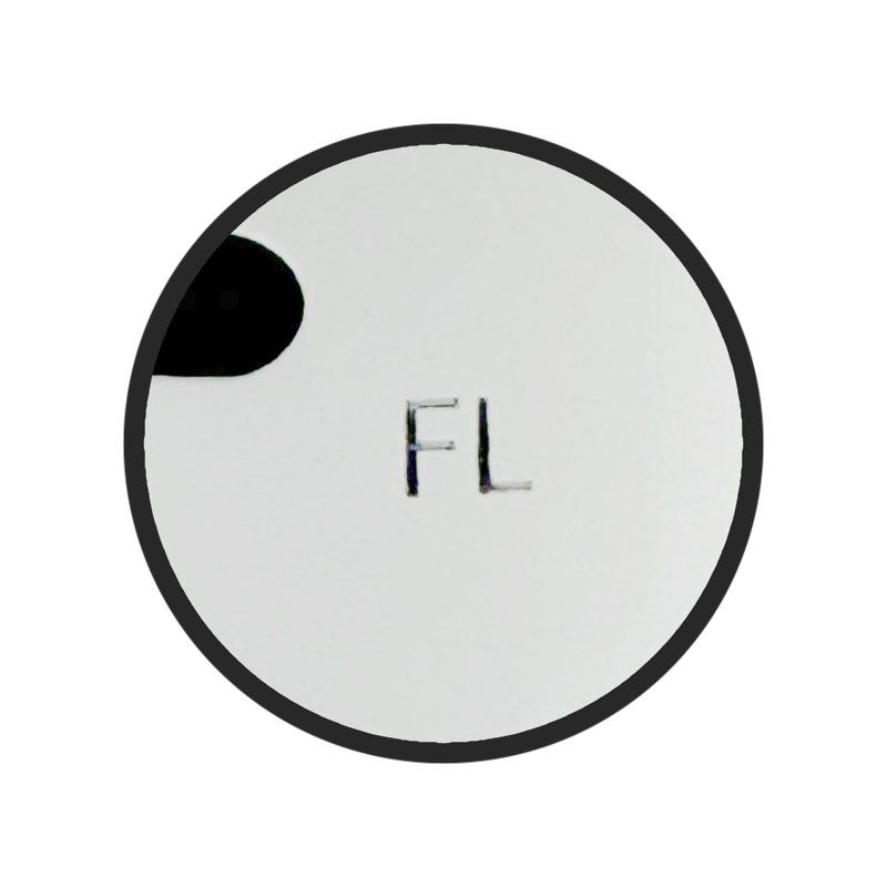 1-3/4" x 2-3/4" Solid Brass Air Gap Cap Only, Skirted, Powder Coat White