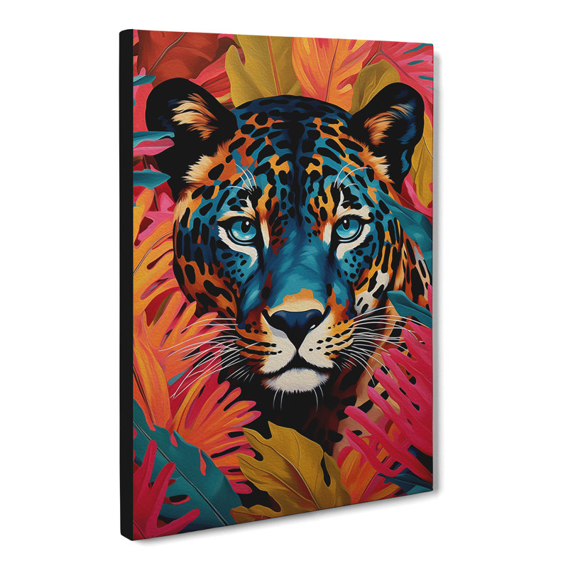 Leopard Colour Field No.2 - Print, 50cm H x 35cm W x 3cm D