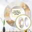 Or et blanc Magic Marble Geode III - grand miroir en marbre, décor de miroir mural doré unique, impression d'art en métal-121602659-99621570