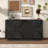 56.3" Wide 4-Doors Sideboard, Contemporary Sideboard Cabinet with Adjustable Shelf-34309187