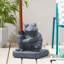  Base de parapluie Frog, porte-parapluie d'extérieur fantaisiste avec design de grenouille ludique, durable et décoratif, gris