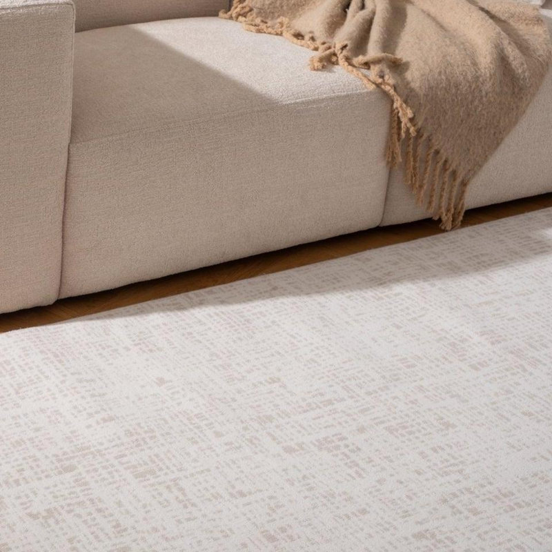 Wave Washable Rug, 2'7" x 9'2", Cream