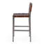 Bromley Iron and Leather 24.5" Counter Stool-1824475956