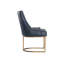 Chaise d'appoint en similicuir 18,5 po H-1313596480