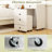 3-in-1 Vanity Set with Cushioned Stool and Flip-up Mirror