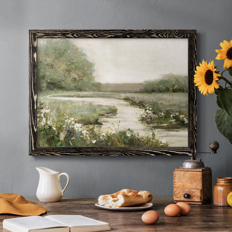 «Quiet Path», reproduction d'art sur toile, H 14 po x l 20 po, Noir