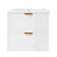 Meuble-lavabo mural moderne à 2 tiroirs-106757345