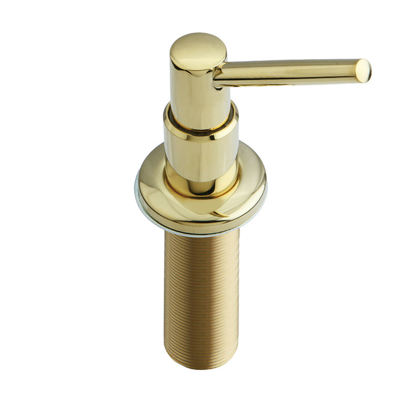 Kingston Brass Elinvar Kitchen Soap Dispenser, Polished Brass