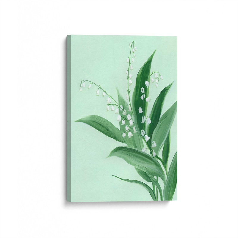 «Lily of the Valley II» par Grace Popp, reproduction d'art sur toile, H 48 po x l 32 po, Toile tendue, Ne s’applique pas