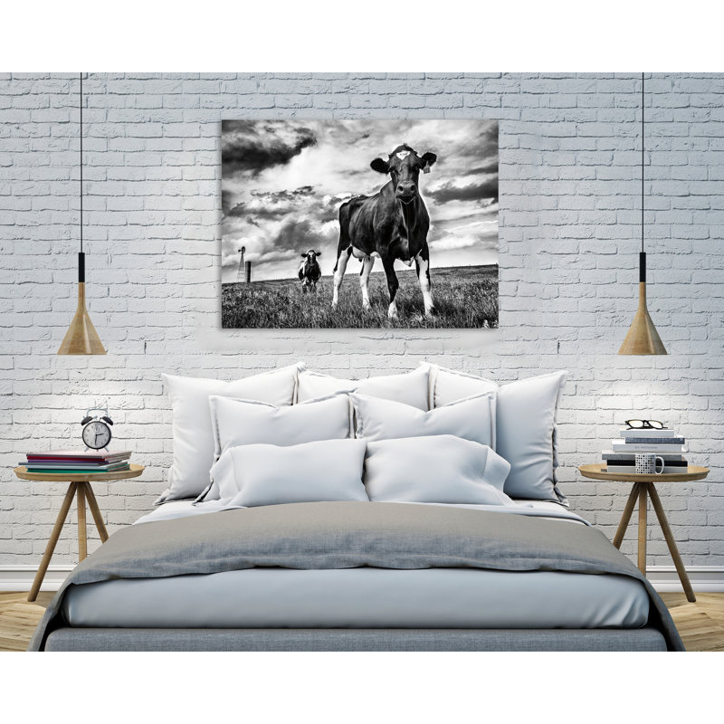 «Waiting BW», toile tendue par Aledanda, H 12 po x l 16 po x P 1,5 po