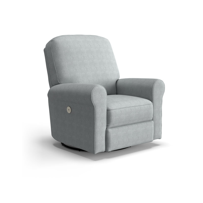 Fauteuil inclinable électrique Anastasia, Tissu performance gris colombe