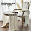 Beige 2PCS Boho Gauze Wedding Cheesecloth Table Runner 300 cm | Seasonal Bridal Fabric Kitchen Dining Holiday Table Decor for Home Party