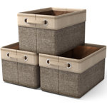 Sorbus Fabric Cubby Organizer with Handles