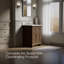 Meuble-lavabo avec lavabo et plateau en quartz Charlemont-114216315
