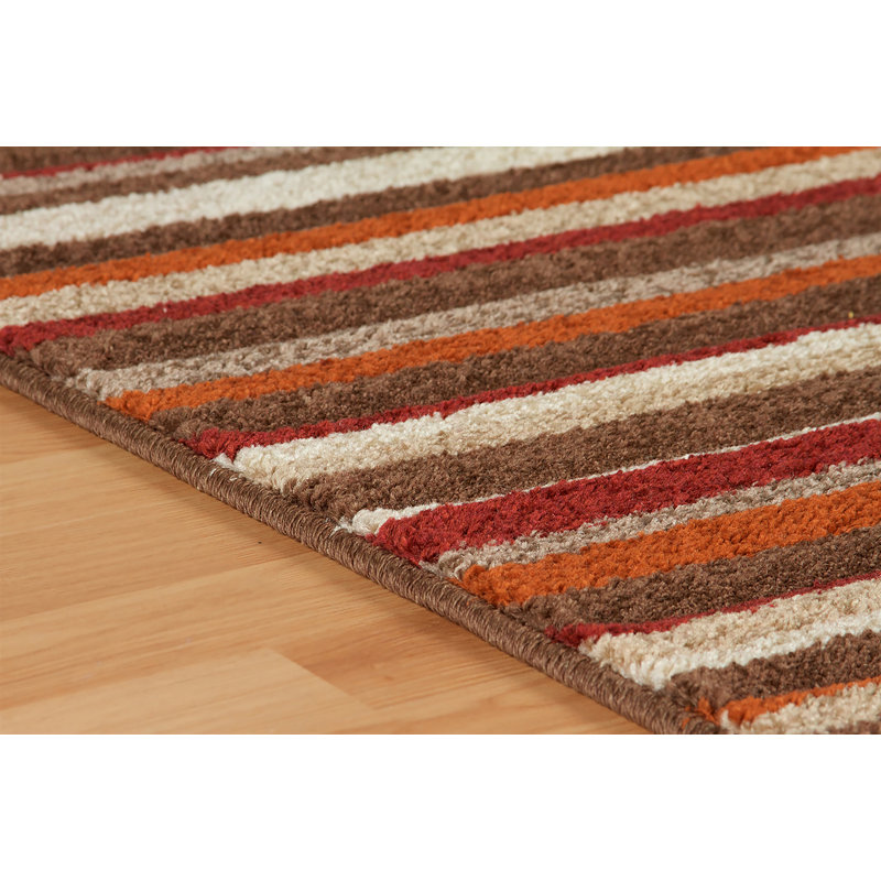 Taron Striped Area Rug, Runner 60cm x 230cm