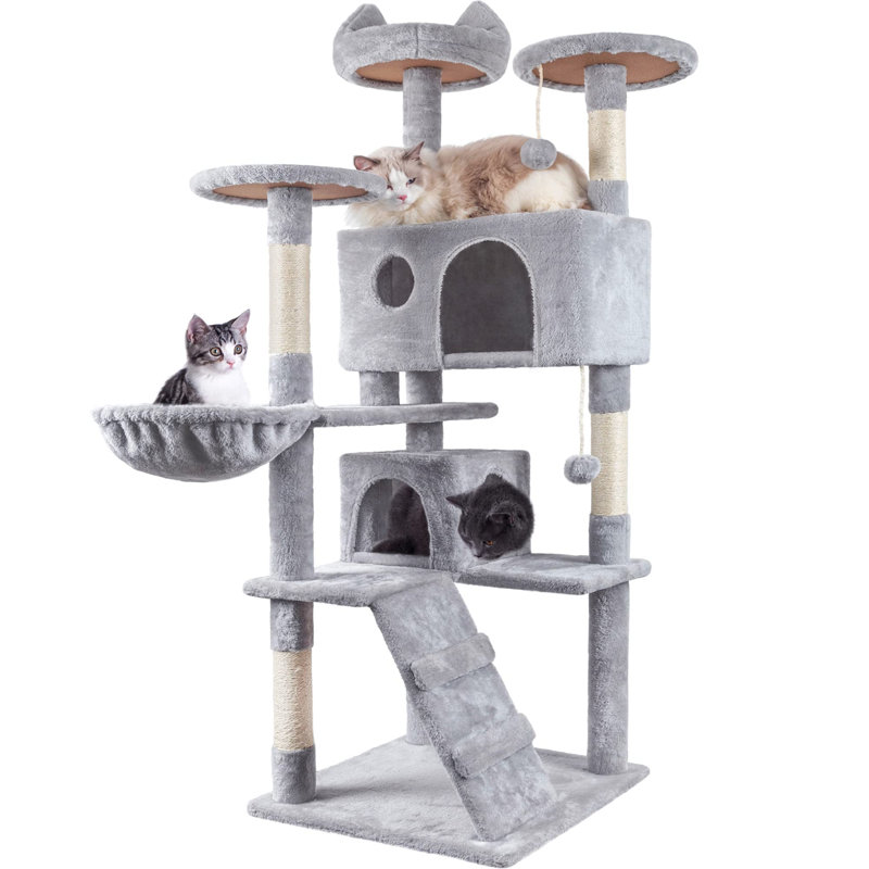 Docia 151cm H Cat Tree, Grey