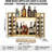 40" Wall Mounted Wine Rack with LED Lights & Wine Glass Rack