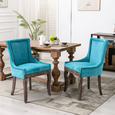 Chaise de salle à manger Brumback Blue