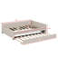 Upholstered Daybed With Built In USB Ports And Trundle-282275194