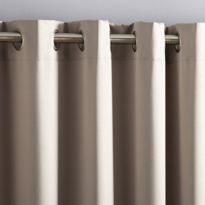 Polyester Room Darkening Noise Reducing Sliding Panel - Basics by Wayfair™