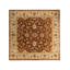 Overdyed One-of-a-Kind Square 9'1" X 9'1" Hand Knotted Area Rug
