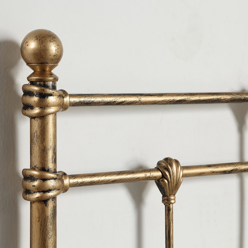 BAYFORD Metal Bed, Single (3'), Brass