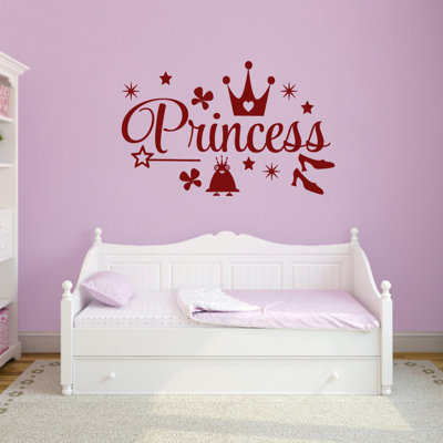 Décalcomanie murale princess