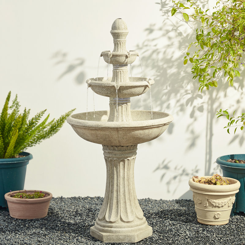 Fontaine en résine avec lumière Canser