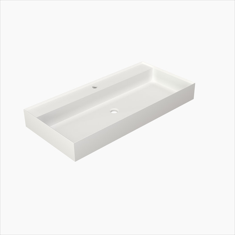 Stone Resin Solid Surface Bathroom Vanity Basin Sink