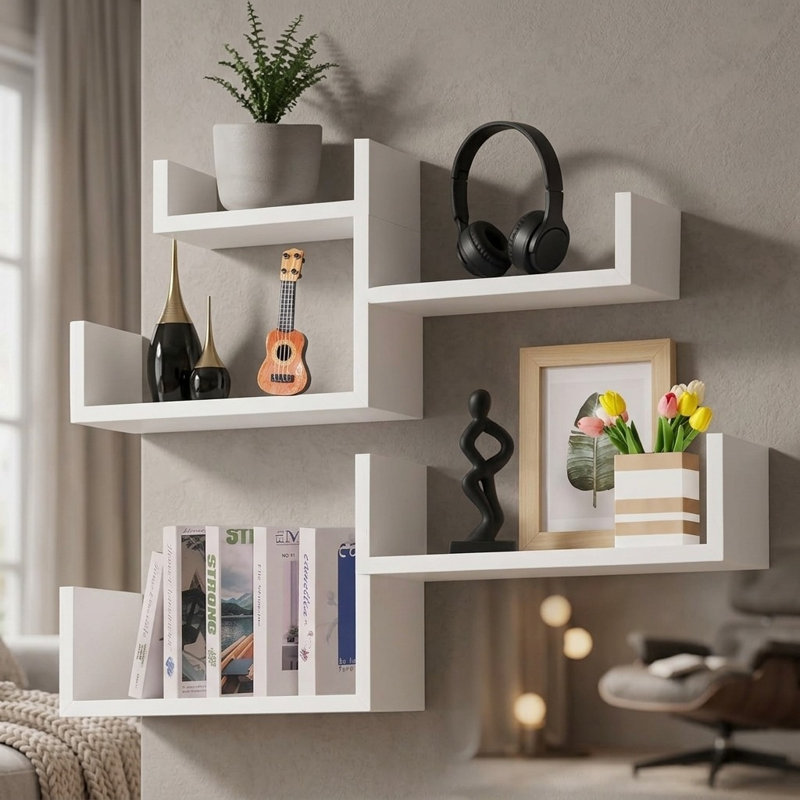 Solid Wood Floating Shelf