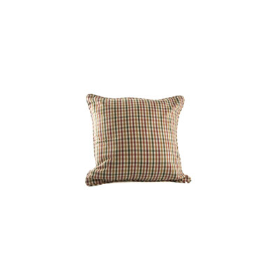 Cambridge Plaid Cotton Throw Pillow
