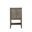 Meuble-lavabo simple 20 po avec plateau en céramique Cheriton-871462463