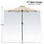 Overton 270cm Market Parasol-297034580