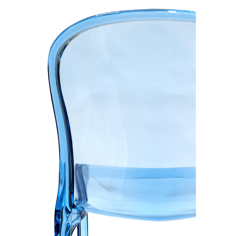 Gladystine 18'' H Stacking Side Chair, Blue