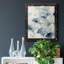 Indigo Ginkgo II - Cadre photo, reproduction d'art sur toile-1047541711-1047541696