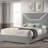 High Gloss Panel Bed LED Headboard-1755522180