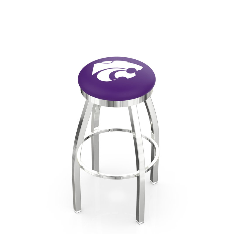 Tabouret de bar et de comptoir pivotant NCAA, Kansas State, Tabouret de comptoir (siège d'une hauteur de 25 p