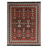 Burano Hand Knotted Wool Geometric Area Rug