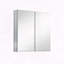 30x26 Inch Double Door Aluminum Medicine Cabinet with Soft-Closing Hinges & Invisible Handle