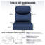Coussin en oléfine bleu Adwin-1265194737-1265194741