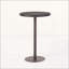 Table de bar ronde durable en PE en rotin, parfaite pour le patio et le jardin