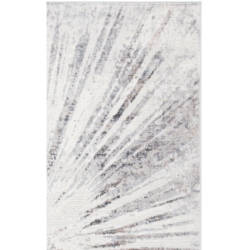 Koziol Cotton Abstract Rug, Runner 2'3" x 12'