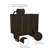 Davana 2 - Door Wood Brown Accent Cabinet-1995524543