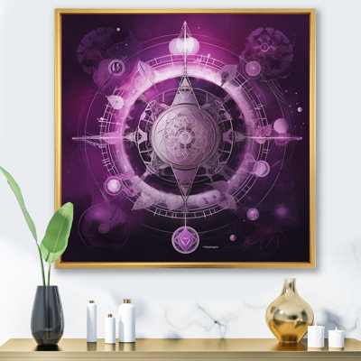 Mystique fuchia sacré Chakra portail I