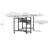 60'' x 36'' Foldable Sewing Table with Sewing Machine Platform and Wheels